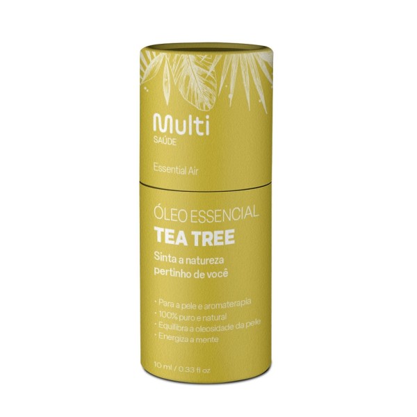 Encontraproduto.com.br - Óleo Essencial de Tea Tree 10ml Multi Saúde - HC127OUT [Reembalado]