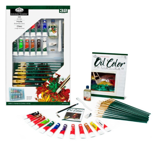 Encontraproduto.com.br - Tinta Óleo Royal & Langnickel Clearview com 32 Unidades