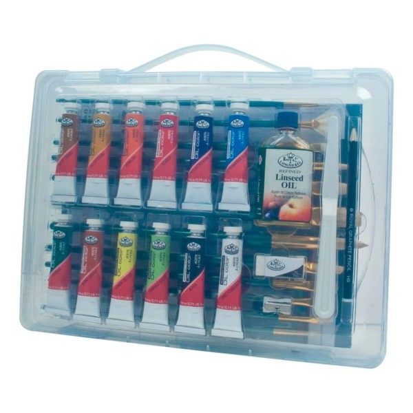 Encontraproduto.com.br - Tinta Óleo Royal & Langnickel Clearview com 32 Unidades