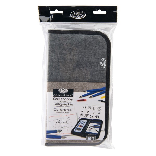 Estojo de Caligrafia com 21 Peças Essentials Keep N´carry Art Sets Calligraphy Royal e Langnickel - Rset-kc112