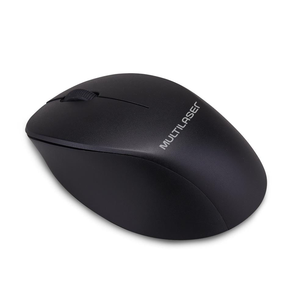 Encontraproduto.com.br - Combo Teclado e Mouse Multimidia Sem Fio 2.4Ghz Usb Preto com Apoio para Smartphones Multilaser - TC280OUT - [Reembalado]
