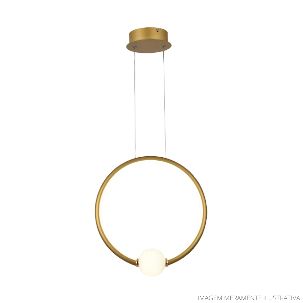 Luminária Pendente Led LPL-002D 43x120cm Nitrolux