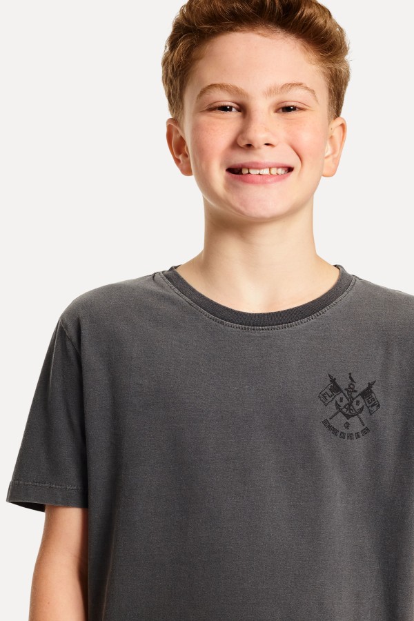 Encontraproduto.com.br - Camiseta Mini Estampa Sempre Hei Ser Fla