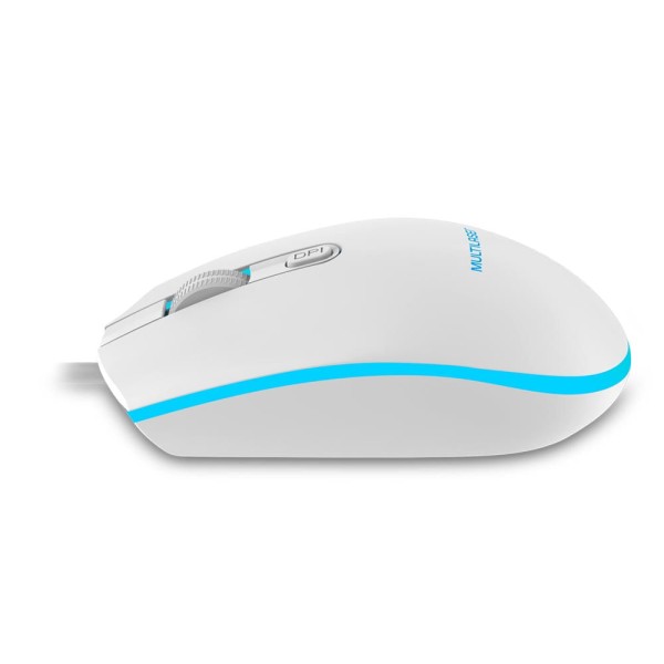 Encontraproduto.com.br - Mouse Gamer Multilaser 2400DPI Led 7 Cores Branco - MO299X [Reembalado]