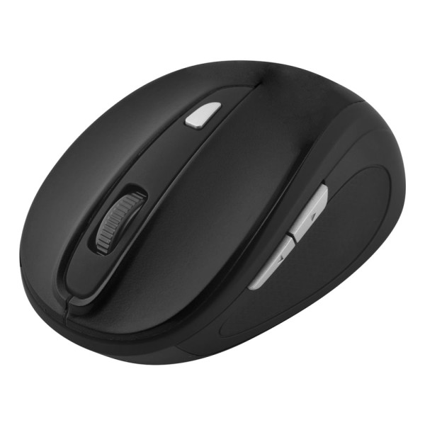 Encontraproduto.com.br - Mouse Com Fio Comfort Conexão USB 1600dpi Ajustável Cabo de 130cm 6 Botões Textura Emborrachada Preto - MO241OUT [Reembalado]