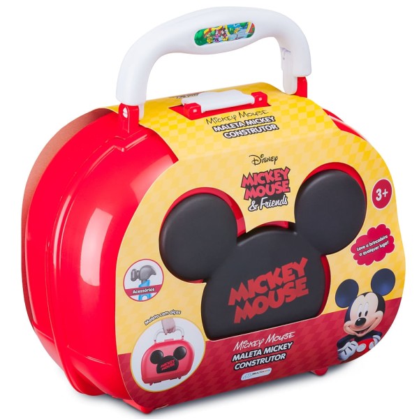 Encontraproduto.com.br - Maleta Mickey Construtor Com 8 Acessórios Multikids - BR1564X [Reembalado]