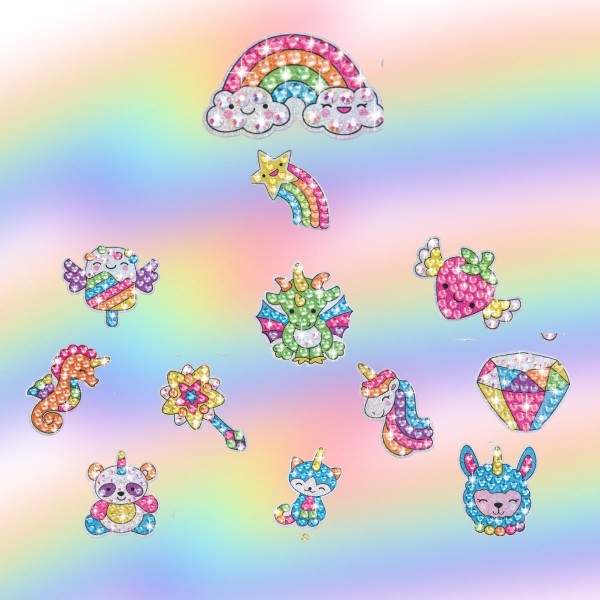 Encontraproduto.com.br - Pintura com Diamante - Unicórnio - Creativity For Kids By Faber Castell 62469000