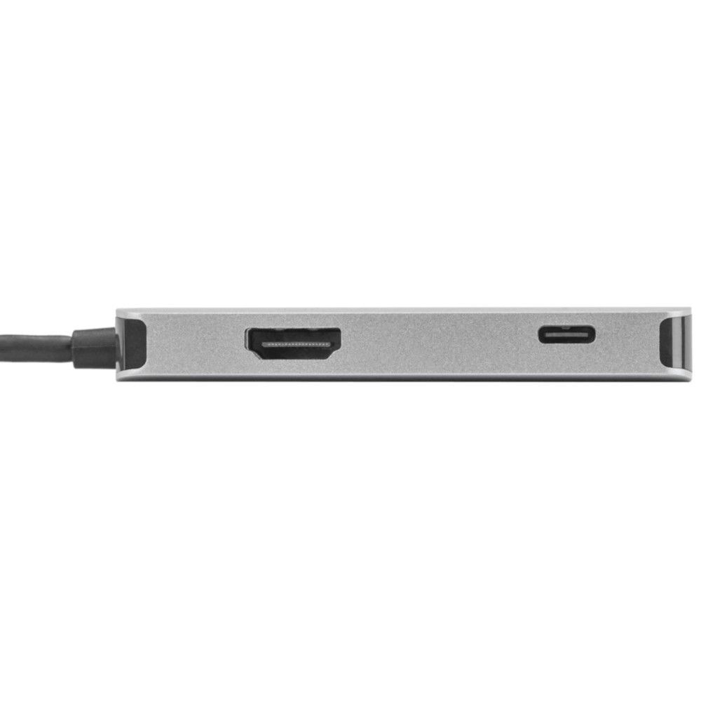 Encontraproduto.com.br - Adaptador de Vídeo Targus Multi-Port USB-C 4K HDMI c/Leitor de Cartão 100W PD Pass-Thru ACA958USZ