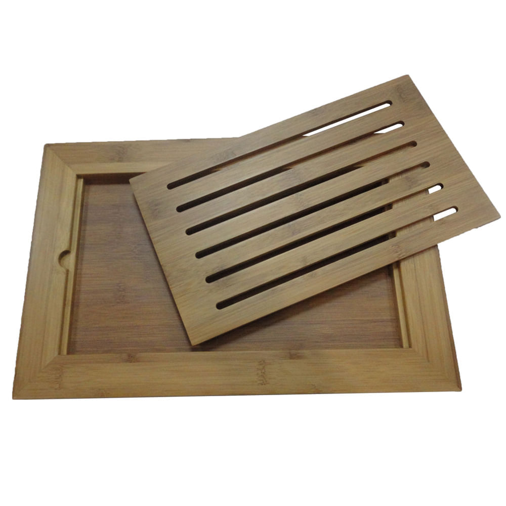 Tábua para Pão Migalheira em Bambu 38cm x 25cm Maxwell & Williams