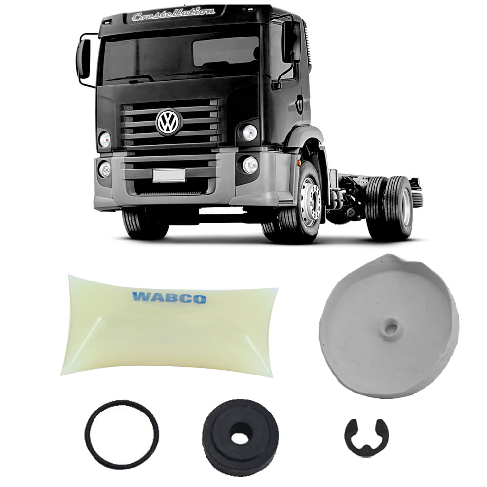 Reparo Válvula Secador Ar APU VW Constellation 24-260 6.9 2003 a 2023 Wabco