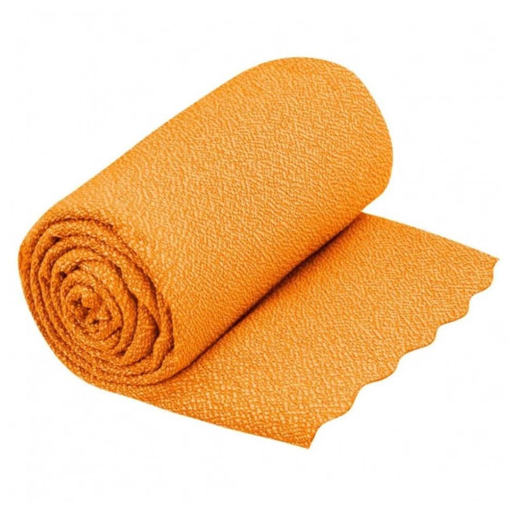 Toalha Sea To Summit 36x36cm Alta Absorção Microfibra Esportiva Rosto Academia Viagens Laranja