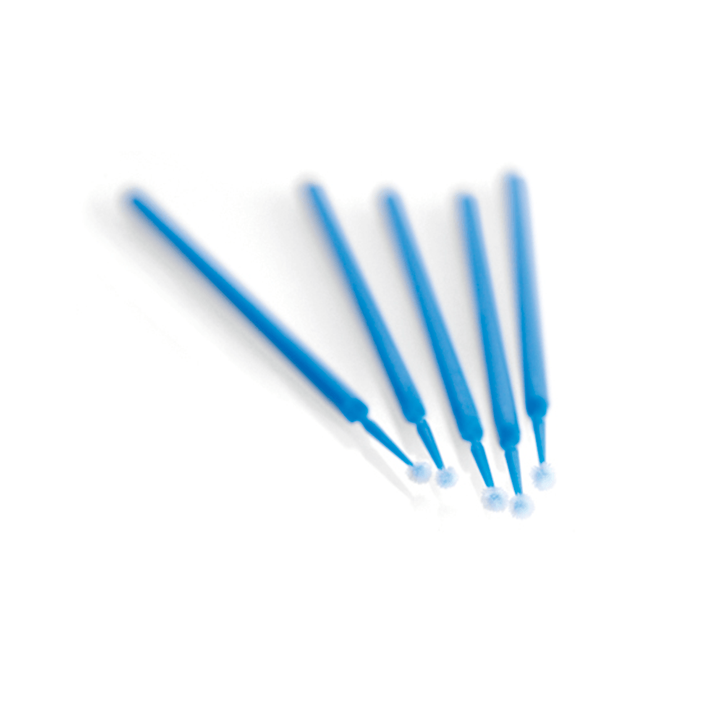 Encontraproduto.com.br - Aplicador Descartável Brush Médio Azul com 400 - SDI