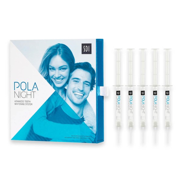Encontraproduto.com.br - Clareador Pola Night 10% Kit com 5 Seringas - SDI