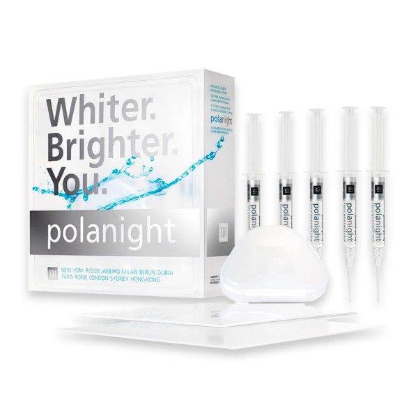 Encontraproduto.com.br - Clareador Pola Night 10% Kit com 5 Seringas - SDI