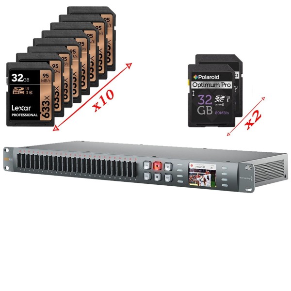 Duplicador 4K Blackmagic Design Codificação H.265 Tempo Real