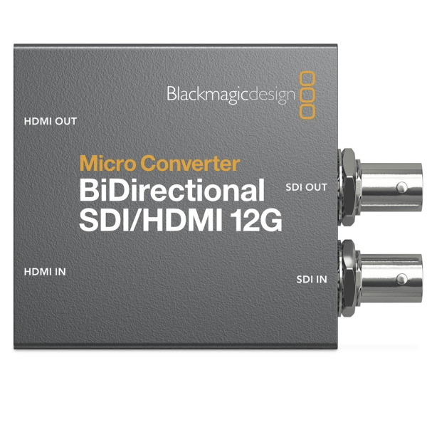 Micro Conversor Blackmagic Bidirecional SDI/HDMI 12G (Com Fonte)