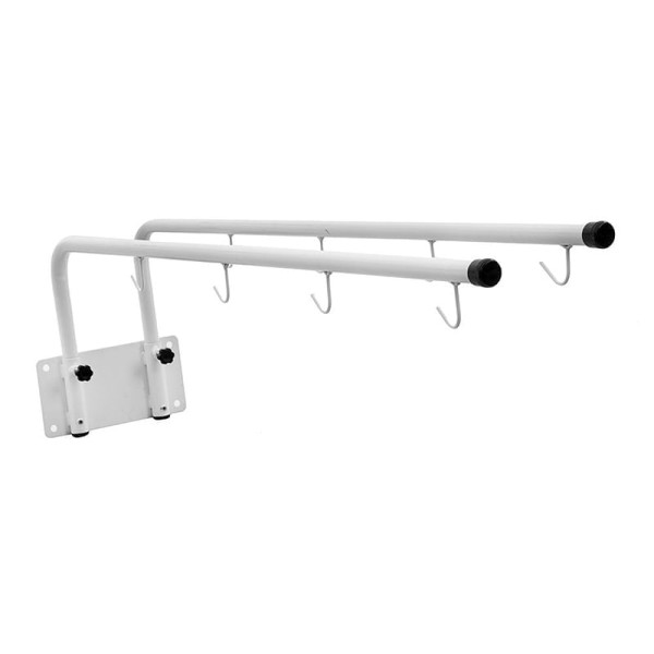 Encontraproduto.com.br - Suporte para Soro de Parede com 2 Hastes