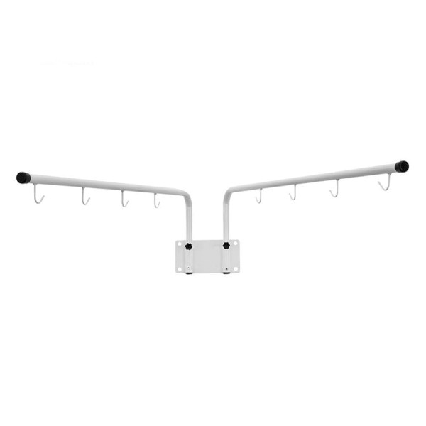 Encontraproduto.com.br - Suporte para Soro de Parede com 2 Hastes