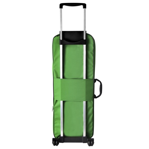 Encontraproduto.com.br - Kit Oxigênio 5L 2 Cilindros Bolsa com Rodinhas Verde