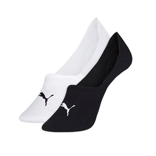 Kit 2 Pares Meias Super Invisível Liso - Puma