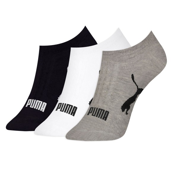 Kit 3 Pares Meias Sapatilha Invisível Liso - Puma