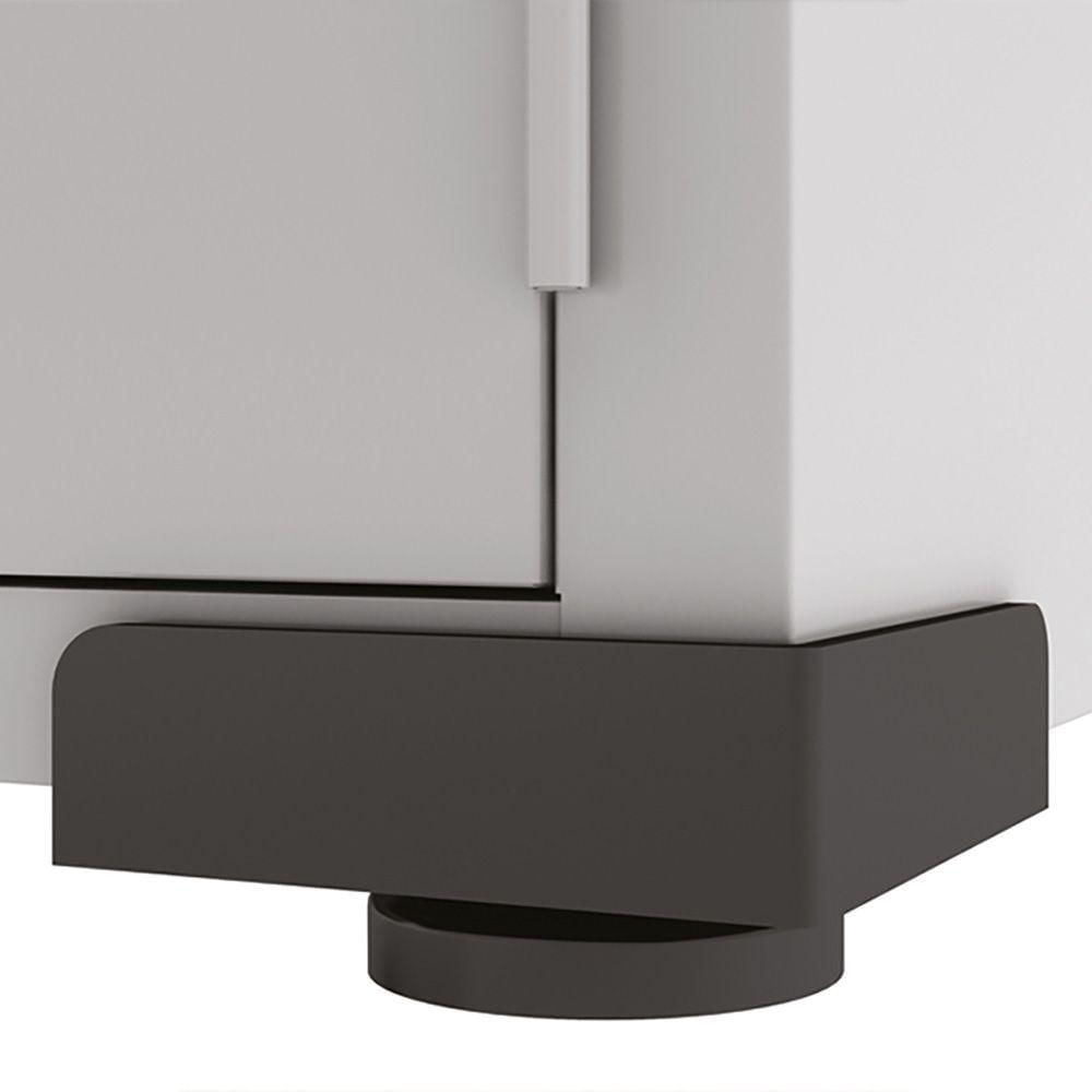 Encontraproduto.com.br - Armário Aço Escritório Fechadura 3 Prateleiras Ea303 Azul