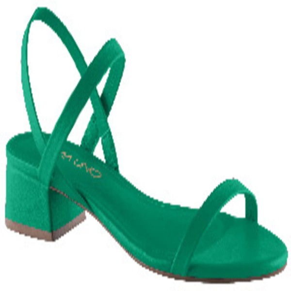 Encontraproduto.com.br - Sandália Via Uno Micro Salto Verde