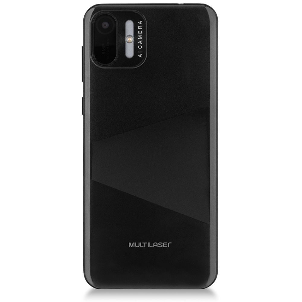 Encontraproduto.com.br - Smartphone Multilaser F Max 2 P9165 64GB Preto 3G - 1GB RAM Câmera Traseira 8MP + Selfie 5MP Tela 6.1