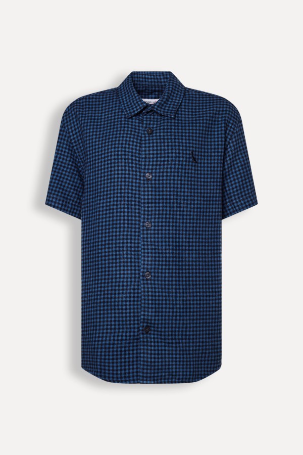 Camisa Mini Mc Xadrez Justin