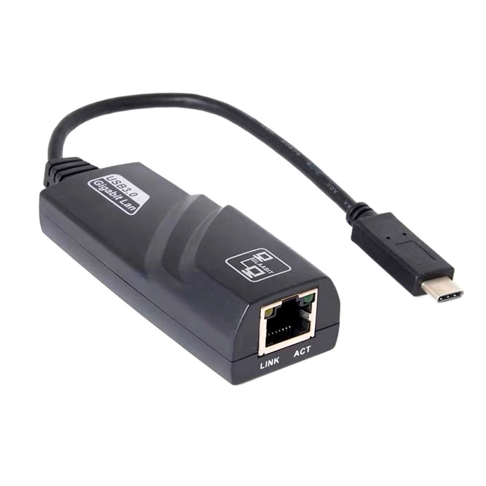 Encontraproduto.com.br - Conversor Usb Type-c (m) X Rj45 (f) 10/100/1000 Multi - WI423OUT [Reembalado]