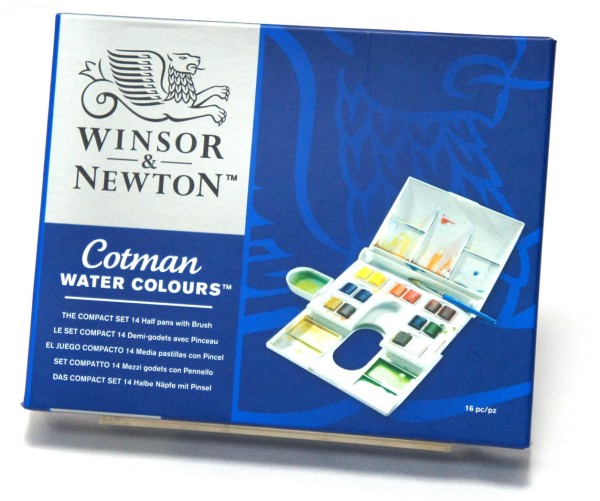 Encontraproduto.com.br - Aquarela Cotman Compact Set 15 Unidades Winsor & Newton - 0390083