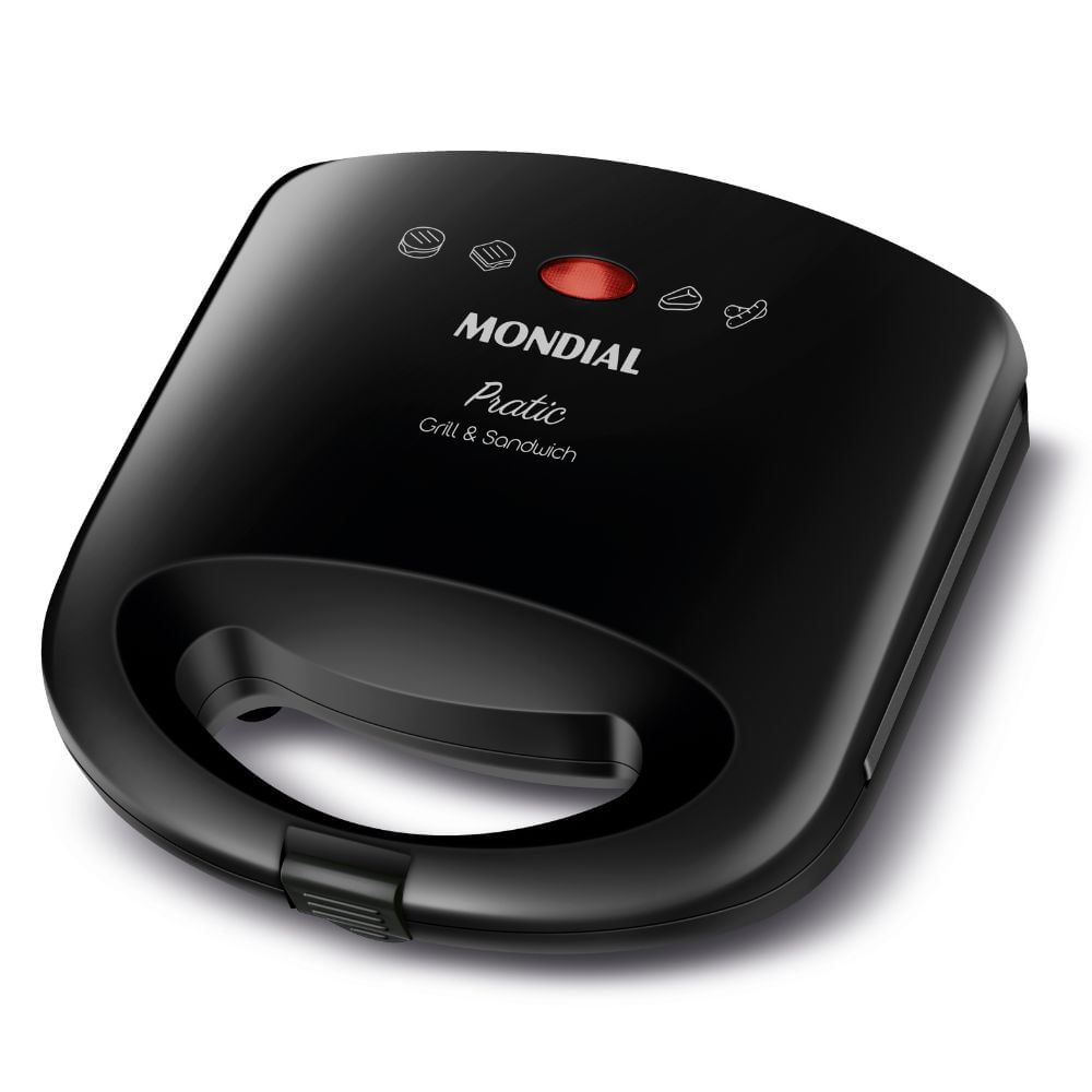 Sanduicheira e Grill Mondial SN-01 Preto