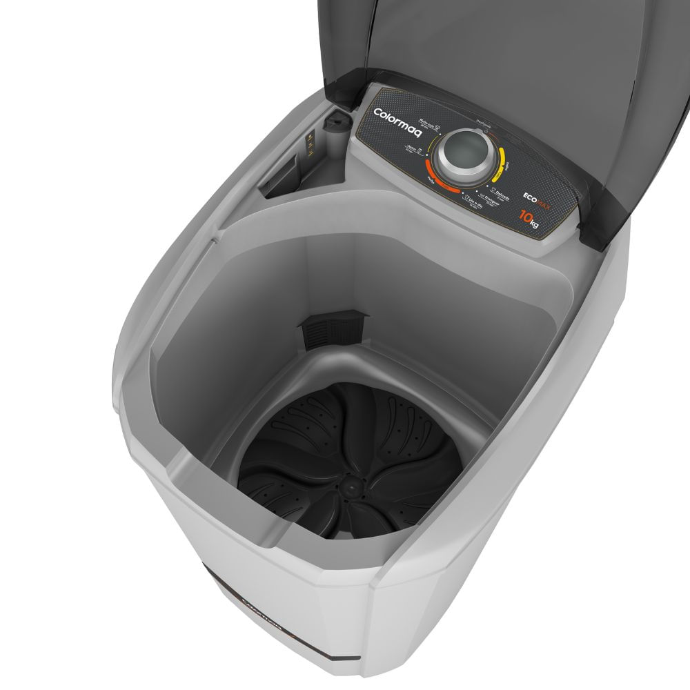 Encontraproduto.com.br - Tanquinho/Lavadora Semiautomática Colormaq 10 Kg LCS10 com Batedor Gigante Prata