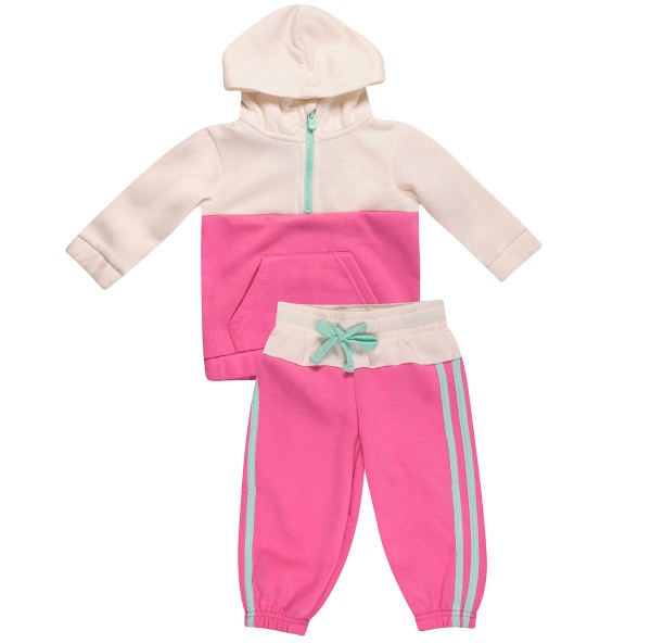 Conjunto Manga Longa Infantil Colorido Branco - Toys & Kids