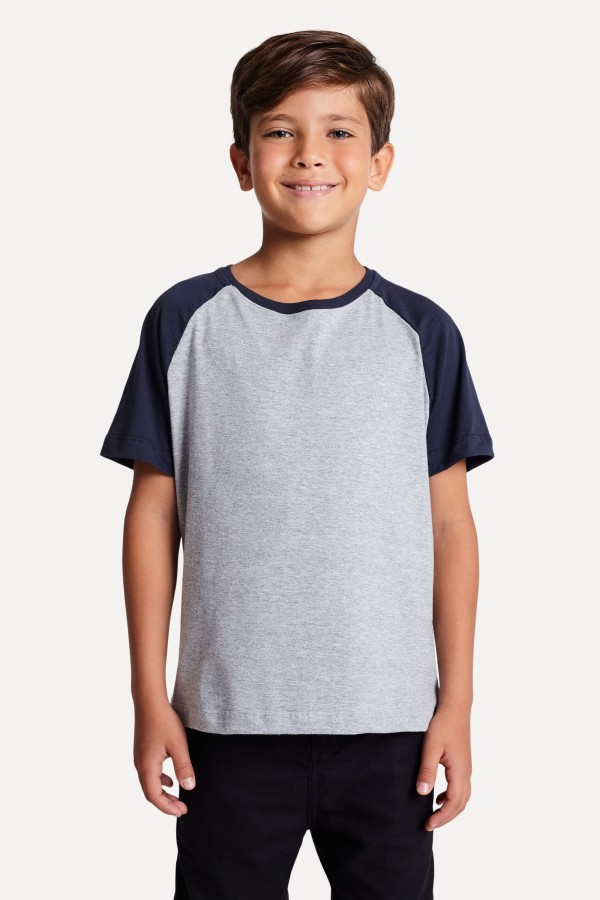 Camiseta Mc Raglan Basica Mini