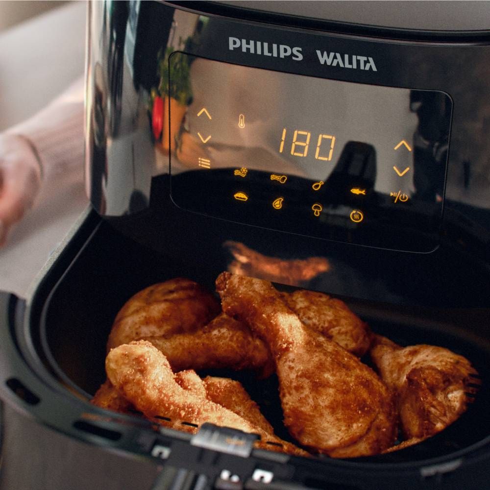 Encontraproduto.com.br - Fritadeira Elétrica Sem Óleo/Air Fryer Walita RI9270 6,2L Com Timer