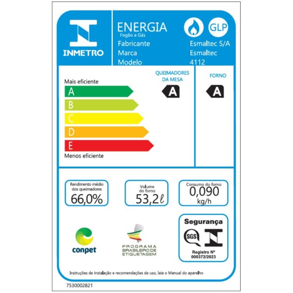 Encontraproduto.com.br - Fogão 4 Bocas Esmaltec Automático Caribe 4112 Inox