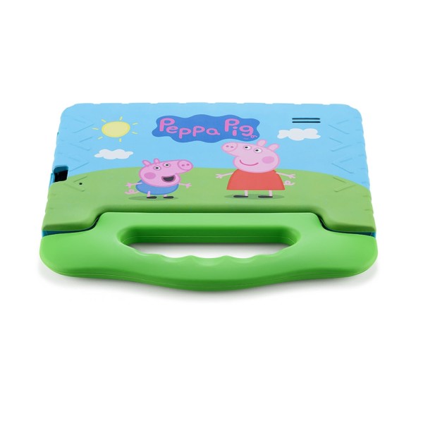 Encontraproduto.com.br - Tablet Infantil Peppa Pig com Controle Parental 4GB RAM + 64GB + Tela 7 pol + Case + Wi-fi + Android 13 + Quad Core Multi - NB420OUT [Reembalado]