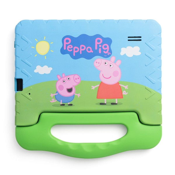 Encontraproduto.com.br - Tablet Infantil Peppa Pig com Controle Parental 4GB RAM + 64GB + Tela 7 pol + Case + Wi-fi + Android 13 + Quad Core Multi - NB420OUT [Reembalado]