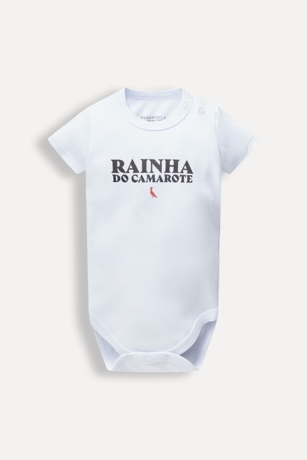 Body Bb Estampa Rainha Do Camarote
