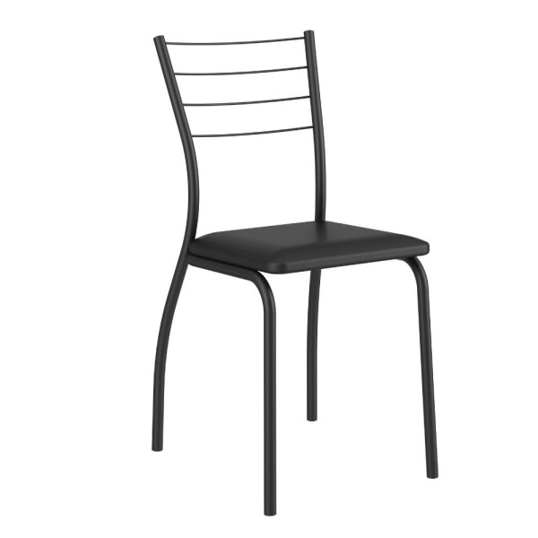 Encontraproduto.com.br - Mesa de Jantar 4 Cadeiras Marrom/Preto 1545/1700 Carraro Móveis