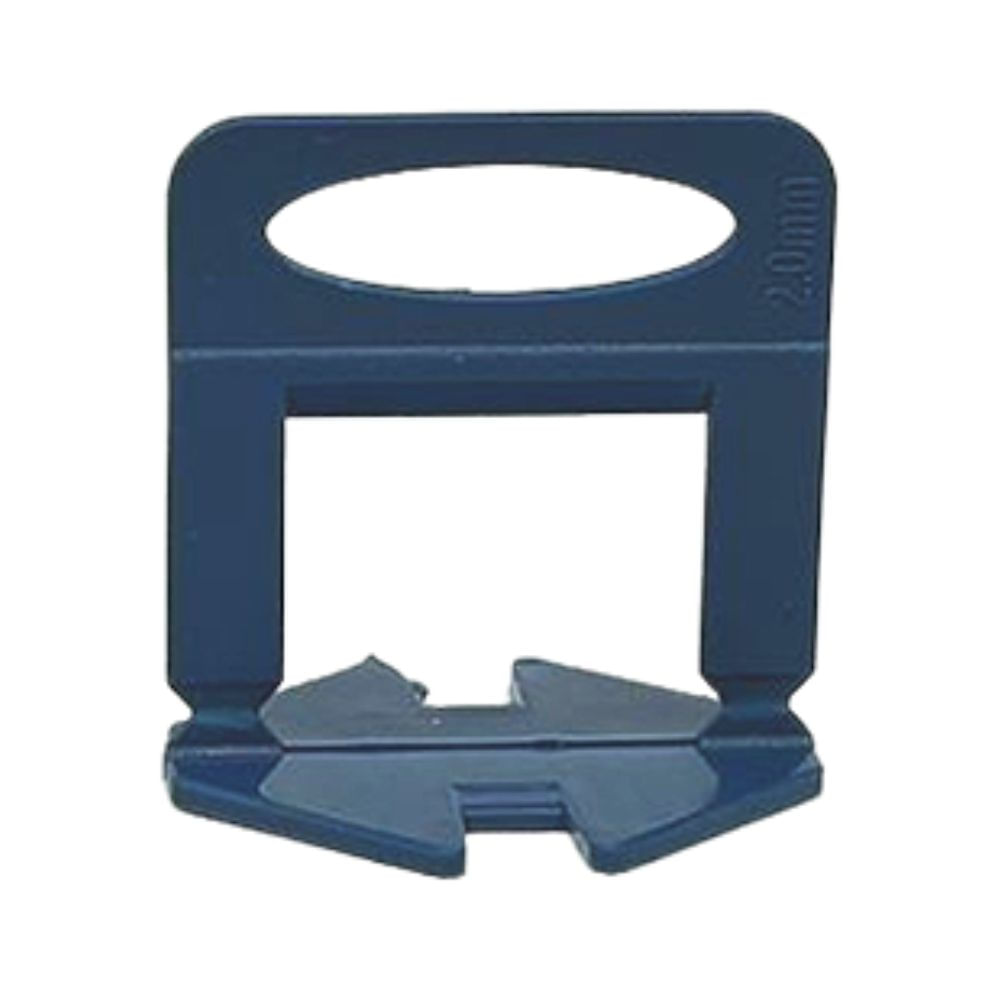 Espaçador/Nivelador Para Piso 100 Peças 2mm Azul Novaforma