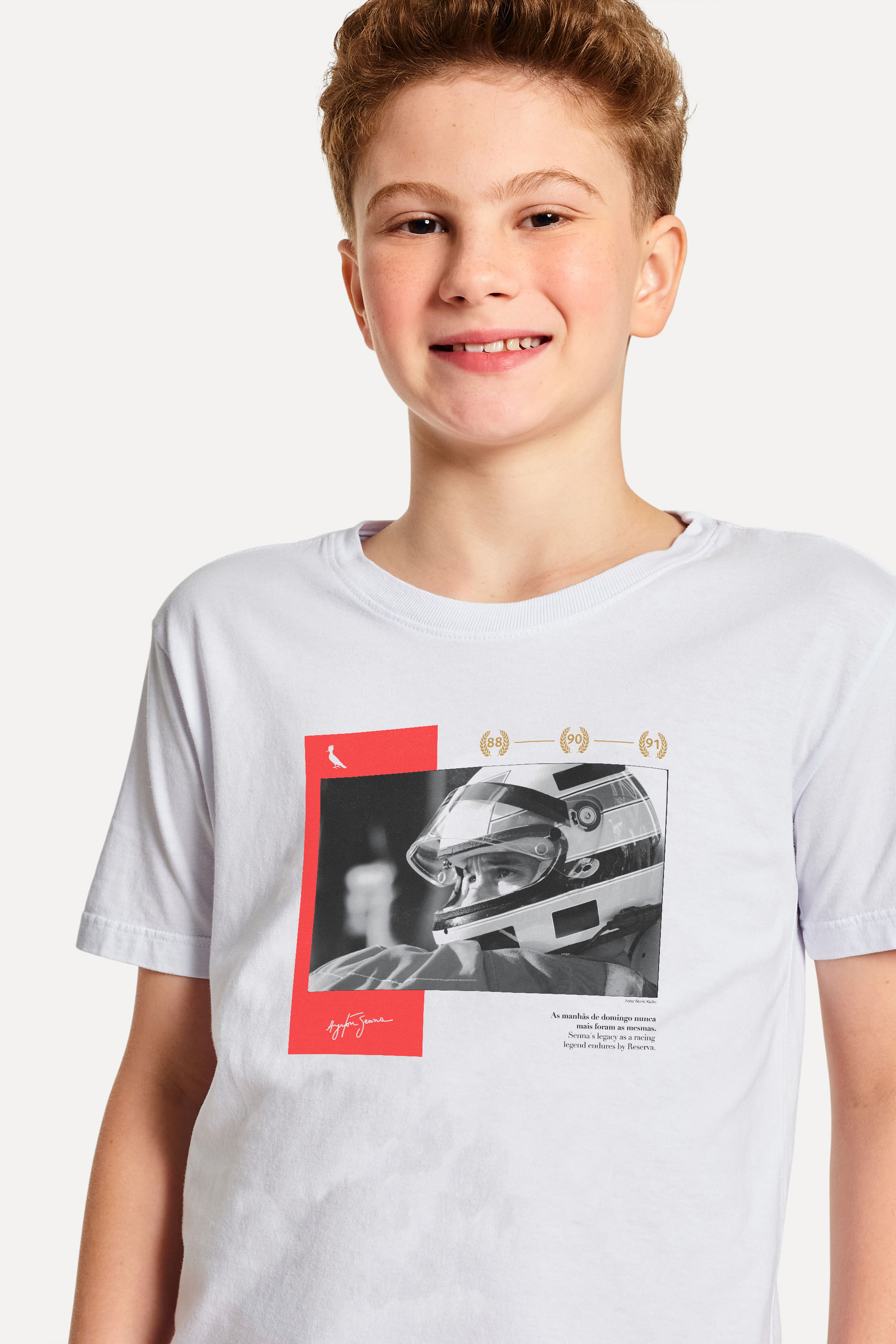 Camiseta Mini Est Being Racer Senna