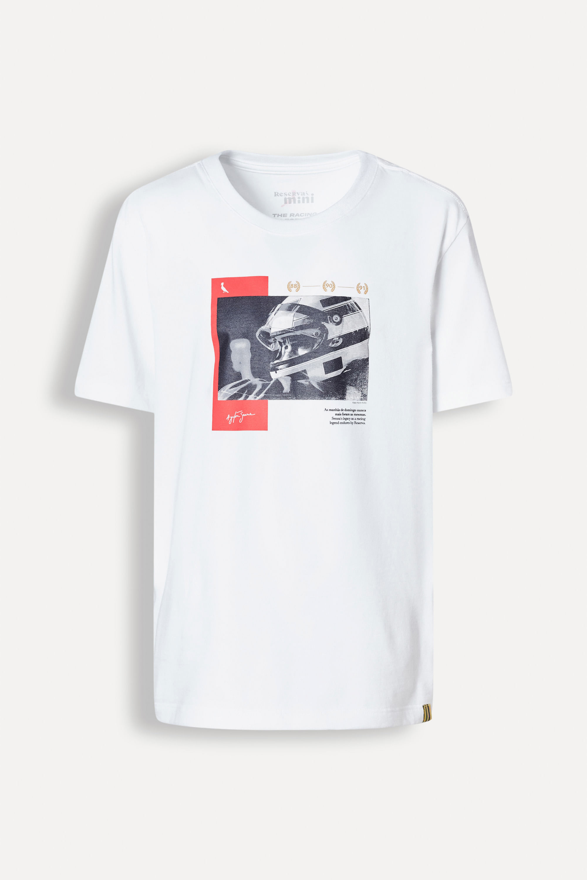 Encontraproduto.com.br - Camiseta Mini Est Being Racer Senna