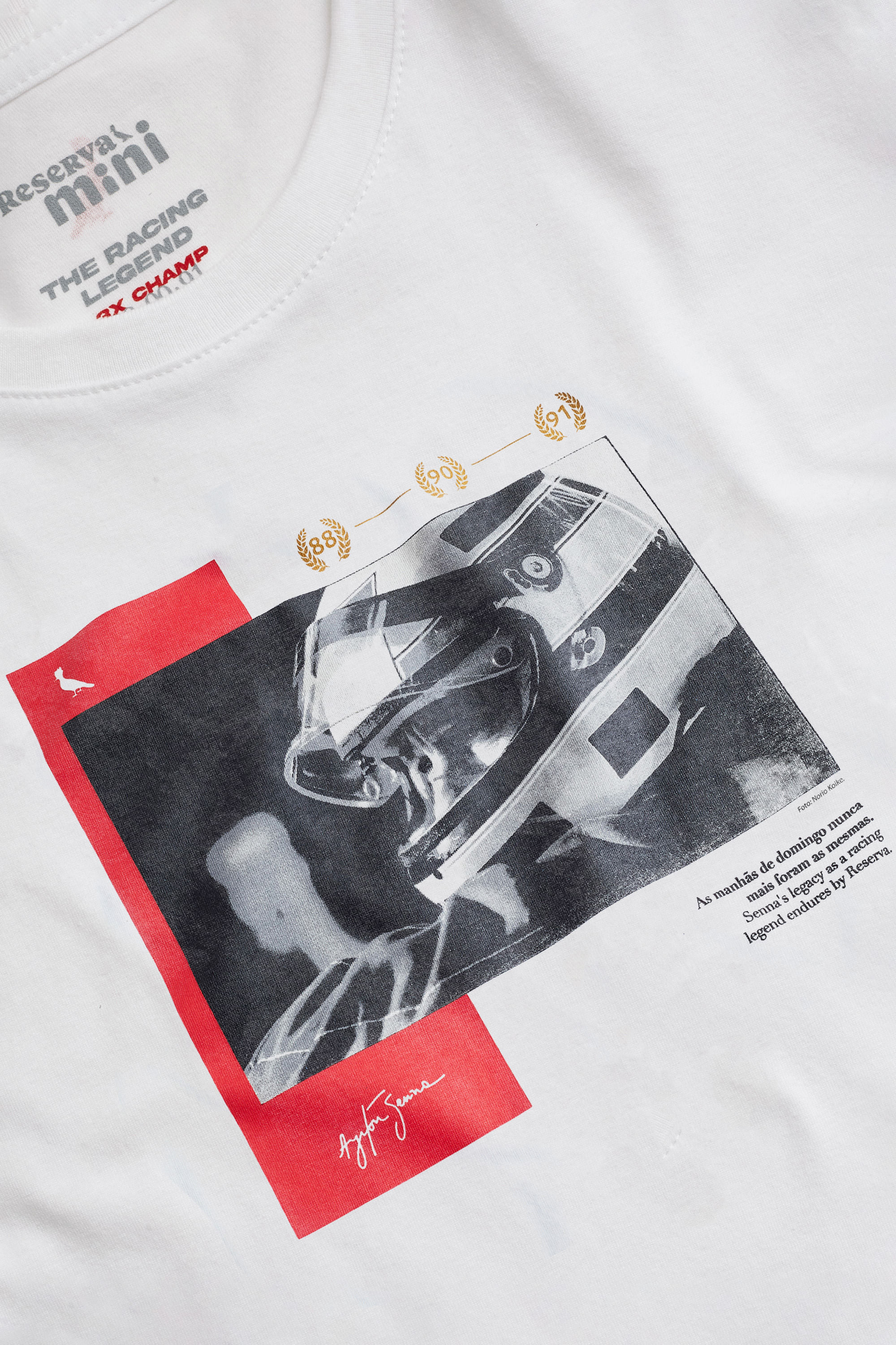 Encontraproduto.com.br - Camiseta Mini Est Being Racer Senna