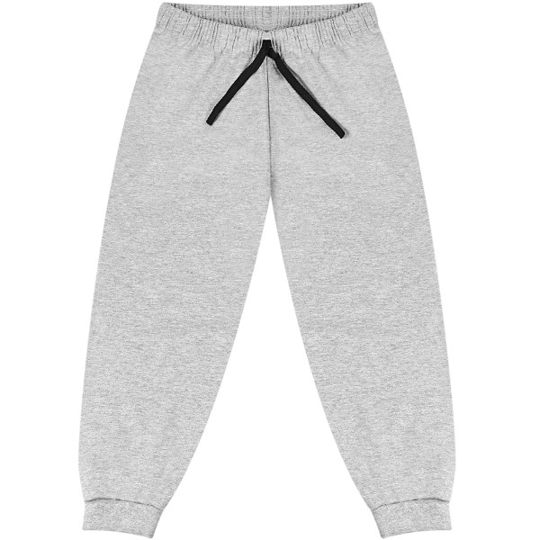 Calça Infantil Basica Sem Bolso Cinza- Toys And Kids