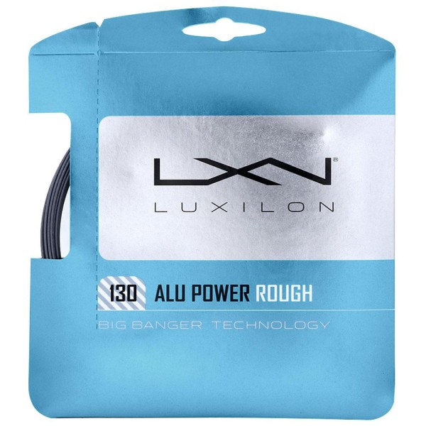 Encontraproduto.com.br - Corda Luxilon Alu Power Rough 16L 1.30mm Prata - Set Individual