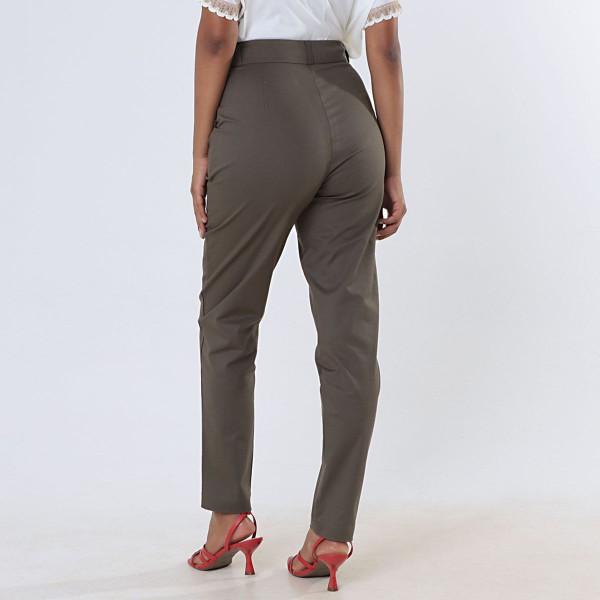 Encontraproduto.com.br - Calça Verde Alfaiatada Bolso