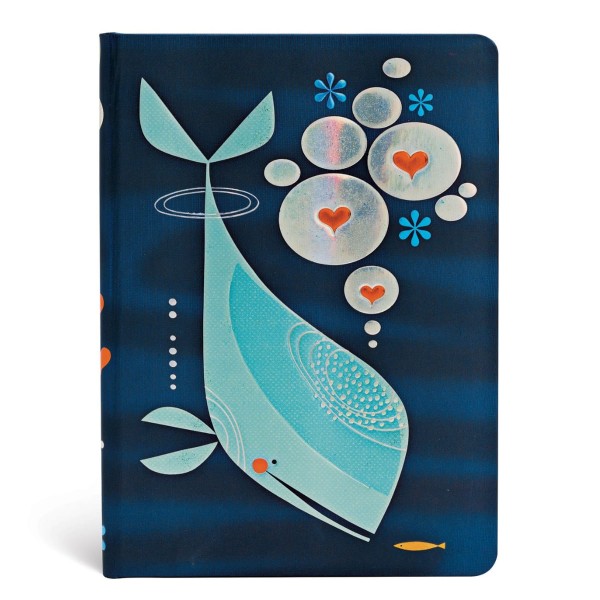 Caderno de Capa Dura Paperblanks Whale And Friend Midi Unlined Pb3557-2
