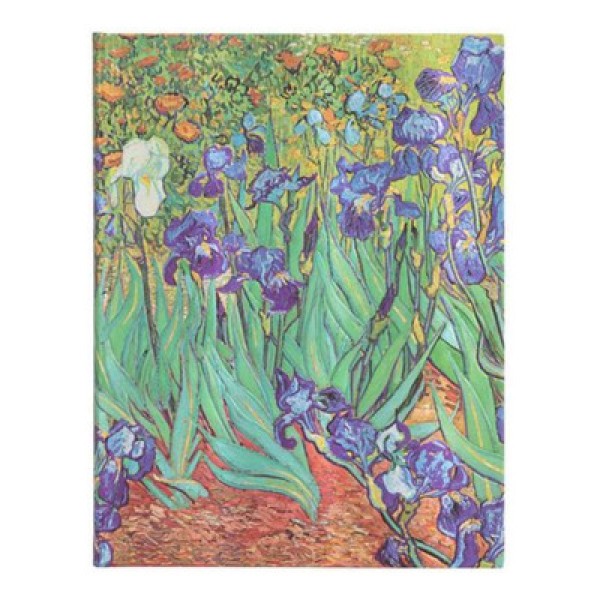 Caderno Capa Dura Van Goghs Irises 13x18cm - Pautado